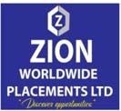 ZION WORLDWIDE PLACEMENTS LTD